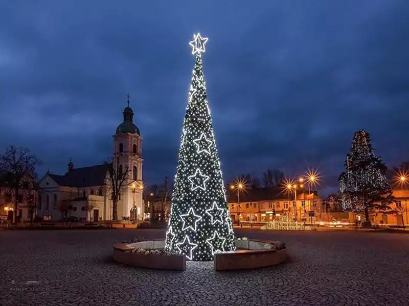 ozdobiona choinka